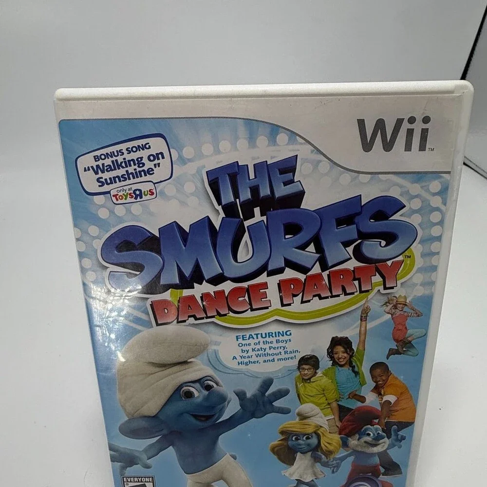 The Smurfs Dance Party Wii (Nintendo Wii, 2011) Complete W/ Manual